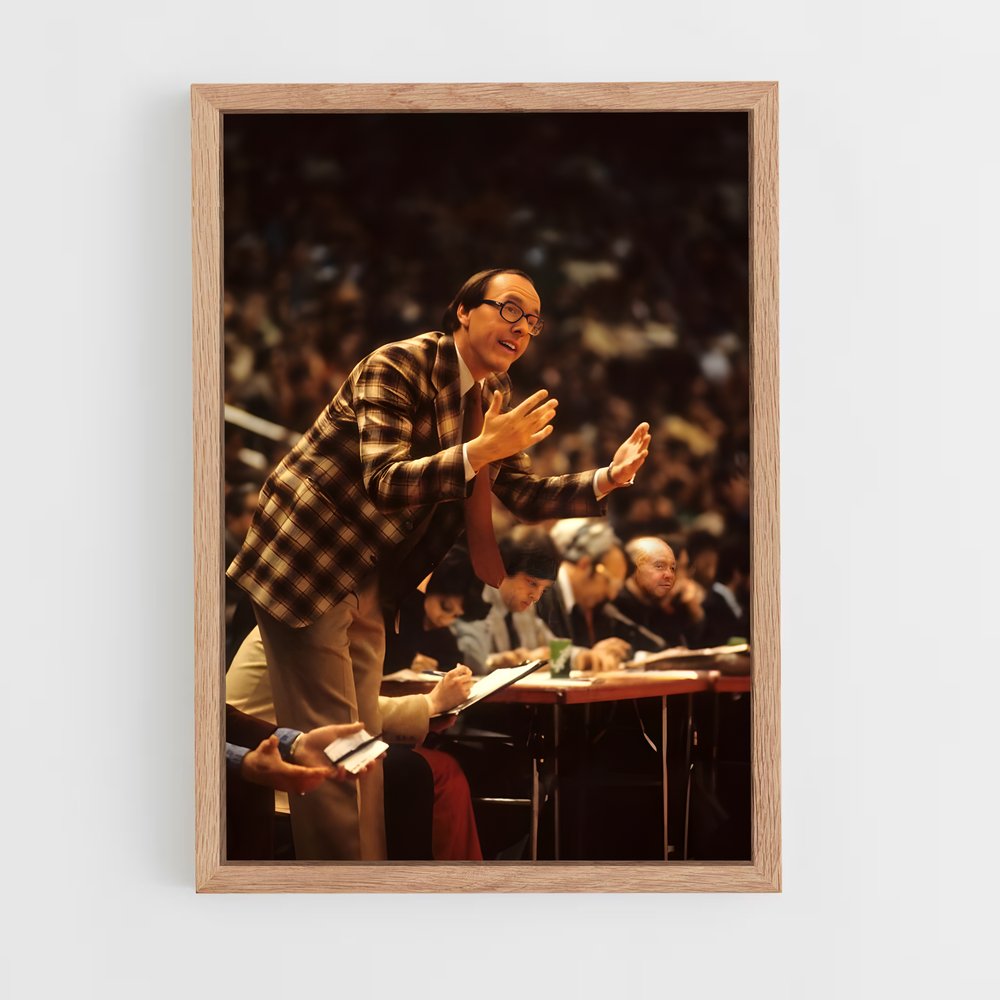 Poster Le Stratège en Plaid – affiche Basketball (vue 4)